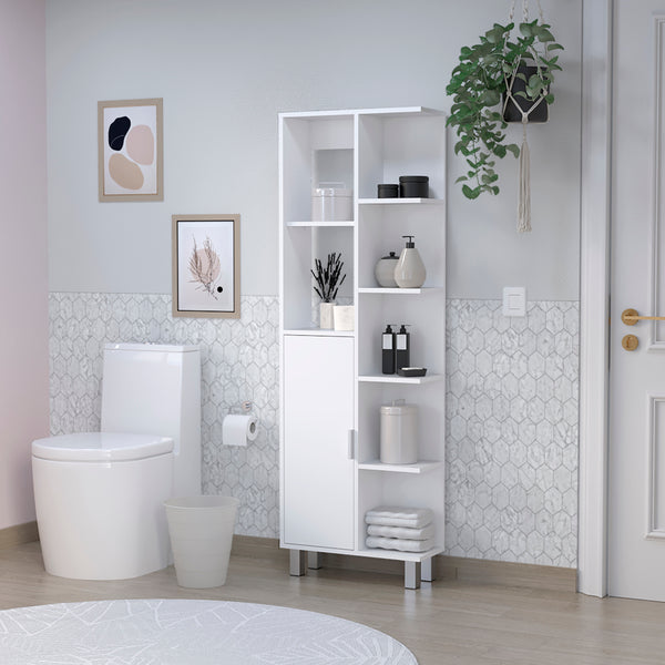 Linen Cabinet Derby, Bathroom, White