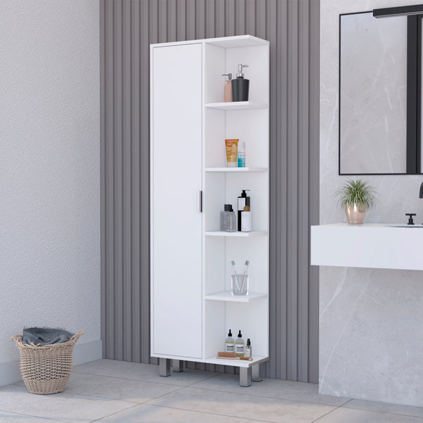 Linen Cabinet Sandy, Bathroom, White