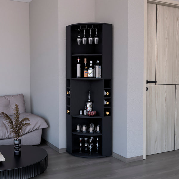 Bar Cabinet Jansen, Living Room, Black