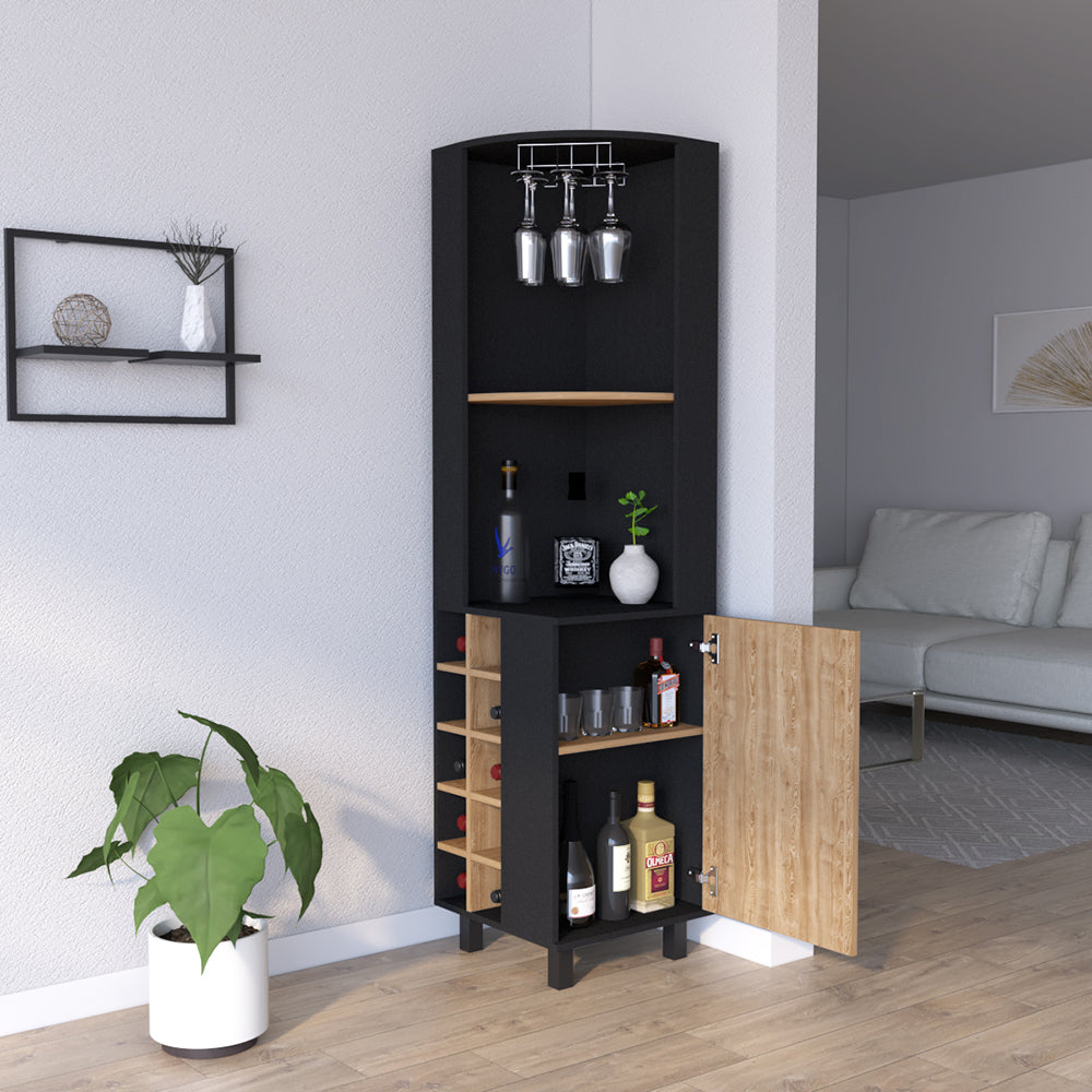 Pine bar sale cabinet