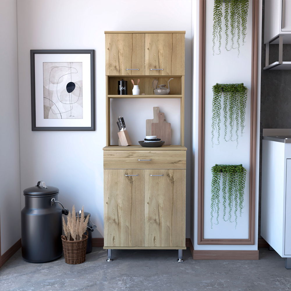 Light oak cheap pantry cabinet